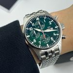 IWC Pilot Chronograph IW378006 (2023) - Green dial 43 mm Steel case (8/8)