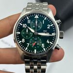 IWC Pilot Chronograph IW378006 (2023) - Groen wijzerplaat 43mm Staal (5/8)