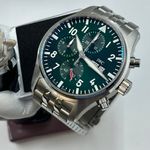 IWC Pilot Chronograph IW378006 (2023) - Groen wijzerplaat 43mm Staal (1/8)