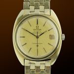 Omega Constellation 168.017 (1970) - Gold dial 35 mm Gold/Steel case (1/8)