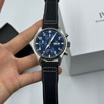 IWC Pilot Chronograph IW388101 (2023) - Blauw wijzerplaat 41mm Staal (4/8)