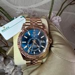 Rolex Sky-Dweller 336935 (2024) - Blauw wijzerplaat 42mm Roségoud (1/2)