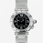 Cartier Pasha Seatimer 2790 (2011) - Black dial 40 mm Steel case (1/8)