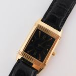 Jaeger-LeCoultre Reverso Classique 250.2.86 (1998) - Zwart wijzerplaat 23mm Roségoud (1/6)