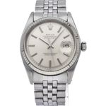 Rolex Datejust 1601 (1966) - Zilver wijzerplaat 36mm Staal (1/5)