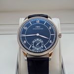 IWC Portuguese Hand-Wound IW544501 (2022) - Black dial 44 mm Steel case (1/8)