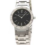 Bulgari Bulgari bb33ssd (Unknown (random serial)) - Black dial 33 mm Steel case (1/2)