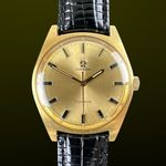 Omega Genève 135.041 (1970) - Gold dial 41 mm Steel case (1/8)