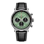 Breitling Navitimer 1 B01 Chronograph AB0138241L1P1 (2023) - Groen wijzerplaat 43mm Staal (1/1)