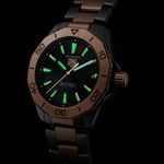 TAG Heuer Aquaracer WBP1121.BB0003 (2025) - Black dial 40 mm Gold/Steel case (6/6)