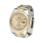 Rolex Datejust 36 116233 (2015) - Champagne dial 36 mm Gold/Steel case (5/8)