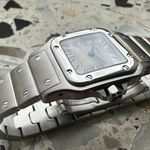 Cartier Santos Galbée 1565 (2017) - Wit wijzerplaat 24mm Staal (7/8)