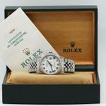 Rolex Datejust 36 16234 (1998) - White dial 36 mm Steel case (1/8)