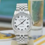 Rolex Datejust 36 16234 (1998) - White dial 36 mm Steel case (4/8)