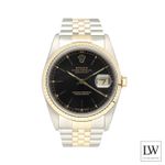 Rolex Datejust 36 16233 (1988) - Black dial 36 mm Gold/Steel case (4/8)