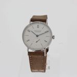 NOMOS Tangente 33 122 (2024) - Wit wijzerplaat 33mm Staal (1/1)