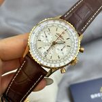 Breitling Navitimer RB0139211G1P1 (2023) - Silver dial 41 mm Red Gold case (6/8)