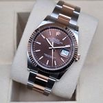 Rolex Datejust 36 126231 (2024) - Brown dial 36 mm Gold/Steel case (2/8)