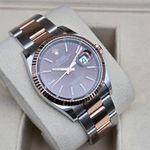 Rolex Datejust 36 126231 (2024) - Brown dial 36 mm Gold/Steel case (3/8)