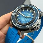 Oris Aquis Titan 01 400 7777 7155-Set (2023) - Blue dial 50 mm Steel case (7/8)