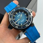 Oris Aquis Titan 01 400 7777 7155-Set (2023) - Blue dial 50 mm Steel case (8/8)