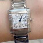 Cartier Tank Française WSTA0129 (2025) - Silver dial 21 mm Steel case (2/3)