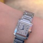 Cartier Tank Française WSTA0129 (2025) - Silver dial 21 mm Steel case (1/3)