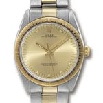 Rolex Oyster Perpetual 1038 (Unknown (random serial)) - Gold dial 34 mm Yellow Gold case (1/1)