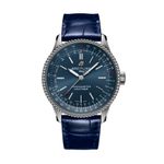 Breitling Navitimer A17395161C1P1 (2023) - Blauw wijzerplaat 35mm Staal (1/1)