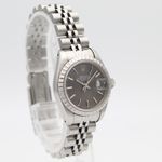 Rolex Oyster Perpetual Lady Date 69240 (1990) - Grijs wijzerplaat 26mm Staal (6/8)