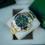 Rolex Daytona 116508 (2019) - Green dial 40 mm Yellow Gold case (1/8)