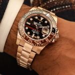 Rolex GMT-Master II 126715CHNR (2024) - Zwart wijzerplaat 40mm Roségoud (4/7)