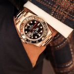 Rolex GMT-Master II 126715CHNR (2024) - Zwart wijzerplaat 40mm Roségoud (7/7)
