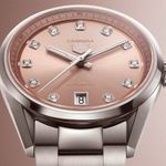 TAG Heuer Carrera Calibre 7 WBN231D.BA0001 (2025) - Pink dial 36 mm Steel case (2/6)