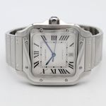 Cartier Santos WSSA0009 (2018) - White dial 40 mm Steel case (5/8)