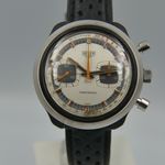 Heuer Vintage 70's vintage watch mens Heuer Temporada ref. 733809 manual wind valjoux 7733 (1970) - Onbekend wijzerplaat 42mm Plastic (2/8)