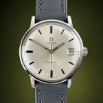 Omega Genève 166.070 (1972) - White dial 35 mm Steel case (1/8)