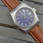 Eterna Vintage 70's vintage watch mens Eterna Matic KonTiki 20 ref 633.1003.41 jumbo steel blue (1970) - Blue dial 38 mm Steel case (1/8)