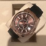 Rolex Sky-Dweller 326235 (2022) - Bruin wijzerplaat 42mm Roségoud (1/4)