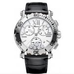 Chopard Happy Sport 288499-3001 (2024) - Wit wijzerplaat 42mm Staal (1/1)