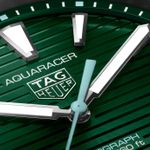 TAG Heuer Aquaracer WBP1115.BA0000 (2025) - Green dial 40 mm Steel case (3/6)