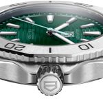 TAG Heuer Aquaracer WBP1115.BA0000 (2025) - Green dial 40 mm Steel case (2/6)