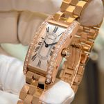 Cartier Tank Américaine WJTA0057 (2025) - Silver dial 15 mm Rose Gold case (2/2)