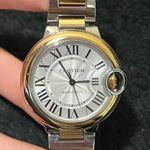 Cartier Ballon Bleu W2BB0038 (2025) - Silver dial 37 mm Gold/Steel case (1/3)