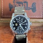 Eberhard & Co. Tazio Nuvolari 31030 (Unknown (random serial)) - Black dial 40 mm Steel case (1/7)