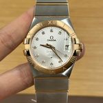 Omega Constellation Ladies 123.20.35.20.52.001 (2023) - Silver dial 35 mm Gold/Steel case (7/8)