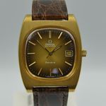 Omega Vintage 70's vintage watch mens Geneve automatic cal. 1012 ref 166.0190 gold pl (1970) - Goud wijzerplaat 36mm Goud/Staal (2/8)