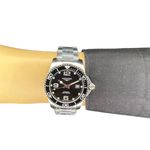 Longines HydroConquest L3.781.4.56.6 (2024) - Zwart wijzerplaat 41mm Staal (7/8)