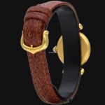 Cartier Tank Vermeil 590002 (1992) - Black dial 24 mm Silver case (8/8)