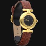 Cartier Tank Vermeil 590002 (1992) - Black dial 24 mm Silver case (2/8)